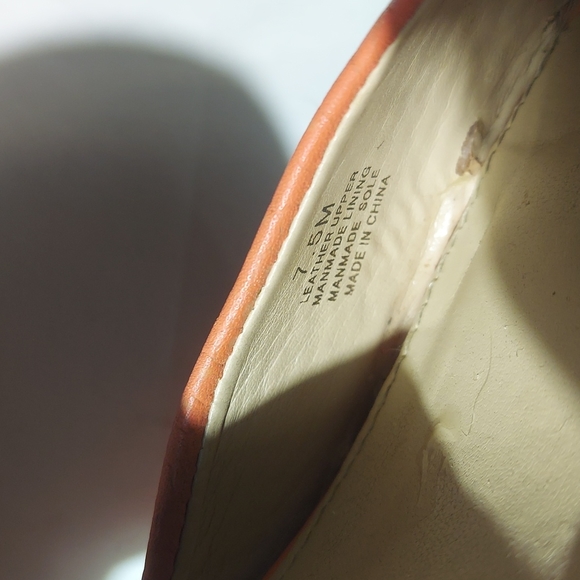 Gianni Bini leather platform heels size 7.5 M - Picture 9 of 9